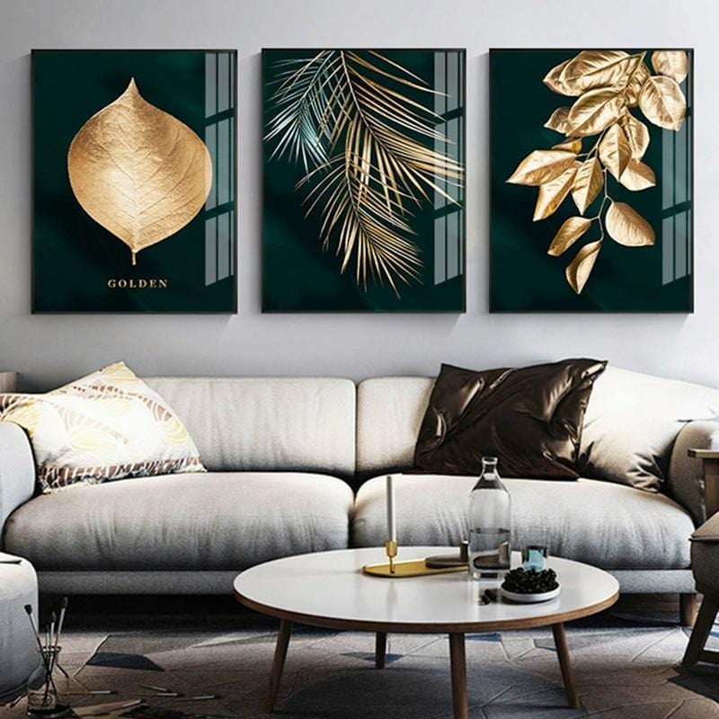 Gold leaves