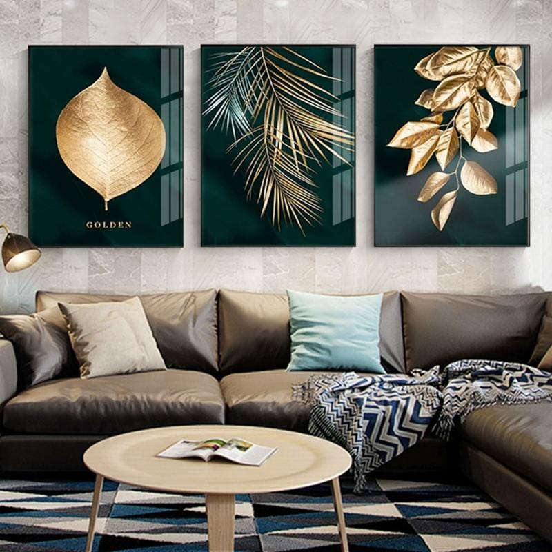 Gold leaves