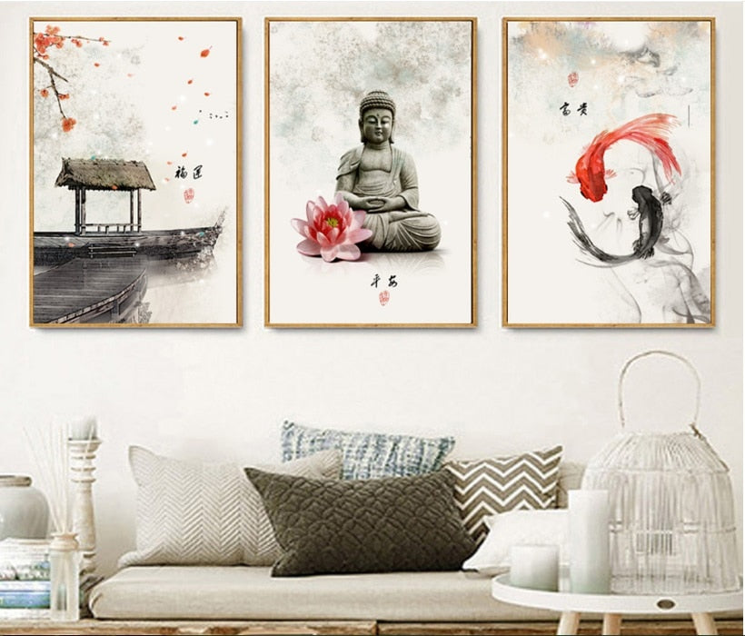 Japanese style canvas prints