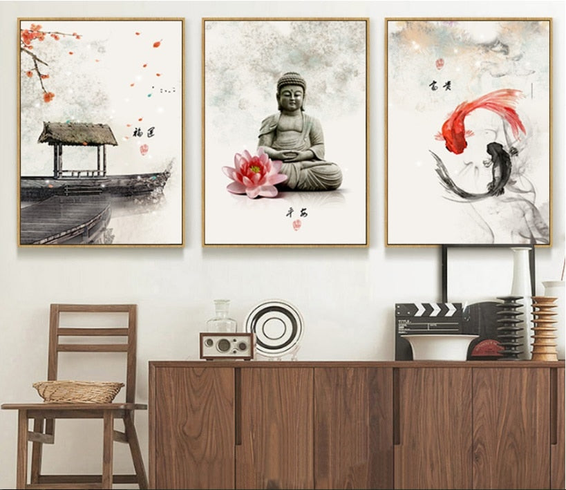 Japanese style canvas prints