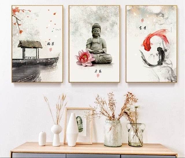 Japanese style canvas prints