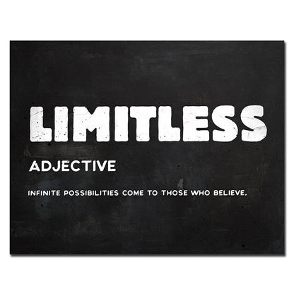 Limitless Inspirational Print