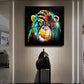 Thinking Monkey Wall Art Canvas Print