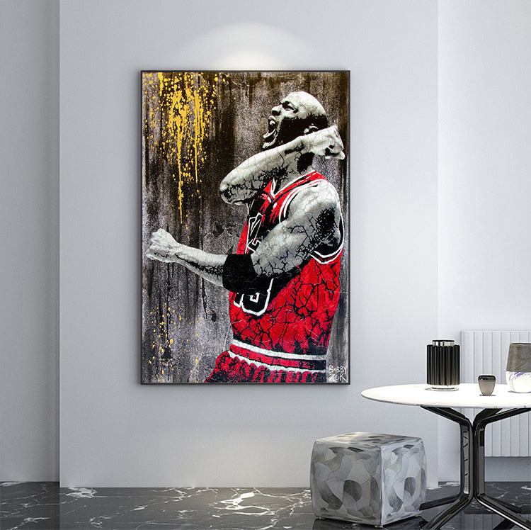 Michael Jordan The Goat canvas