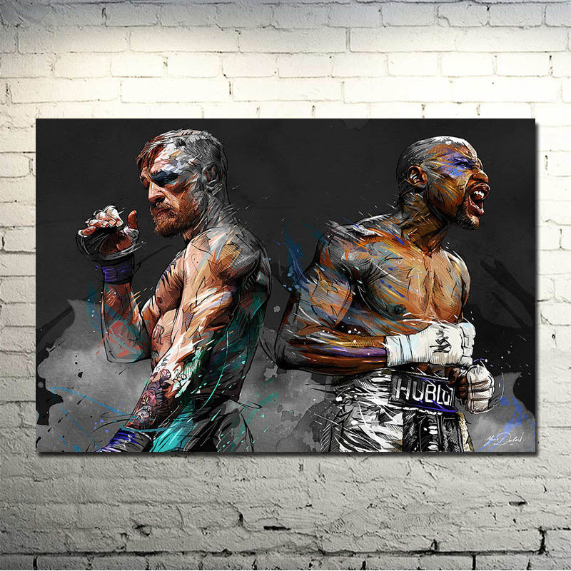 McGregor Mayweather Canvas