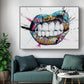 Teeth Graffiti Art