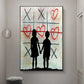 Banksy Canvas Street Art Print