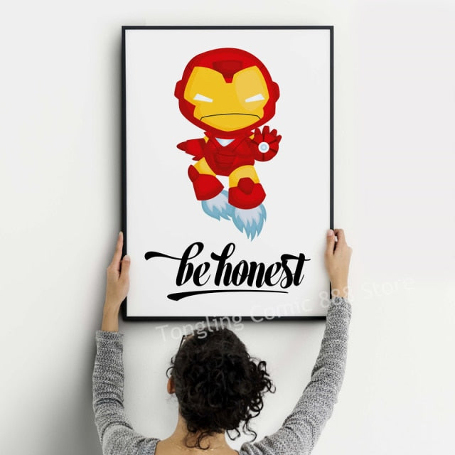 Kids room Characters wall art