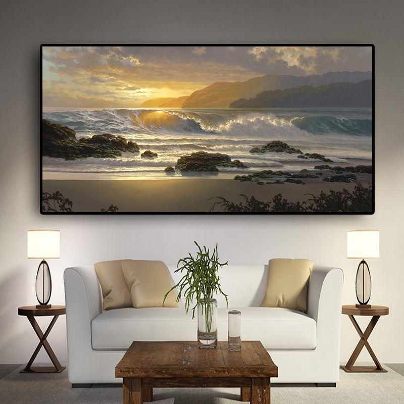 Sunrise Pipeline Canvas Print