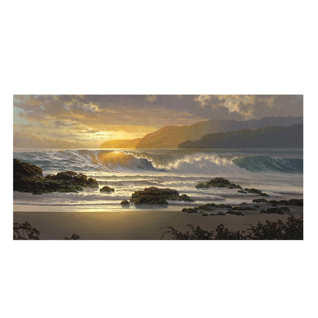 Sunrise Pipeline Canvas Print